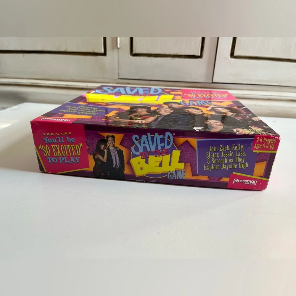 Pressman SAVED BY THE BELL Board Game Retro 90'S TV Series Pop Culture 2017